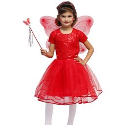 Itsmycostume Princess Fairy Theme Butterfly Pari Costume Set - Red-image-12