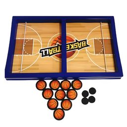 NEGOCIO Basketball Board Game Viewide Fast Sling Puck Game Paced Table Desktop Battle Basketball Game for Kids Winner Board Games Interactive Toy - Pack of 1  Color May Vary 10 Pieces-21