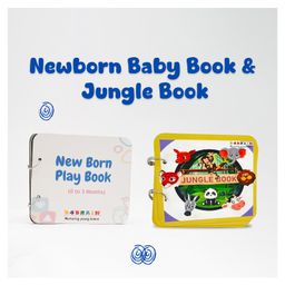 Newborn Baby Book& Board Book in The Jungle-English-11