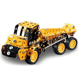 NEGOCIO Metal DIY Car Building Blocks for Kids | Educational & Learning Blocks for Kids | Creative Mechanical Construction Engineering- PACK OF 1- COLOR MAY VARY-23