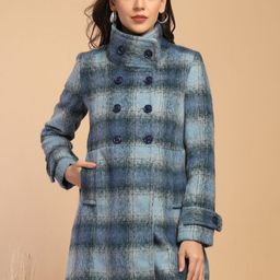 Gipsy Women Self-Design Double-Breasted Overcoat-28