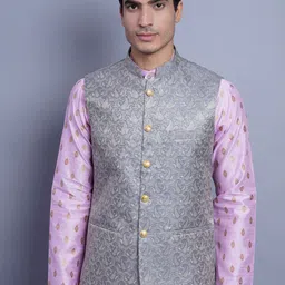 Wintage Men Paisley Regular Kurta with Pyjamas-image-67