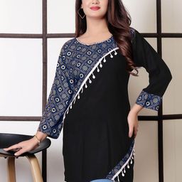 FULPARI Floral Printed Kurti-image-65