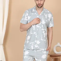 Sweet Dreams Men Printed Night suit-image-62