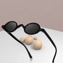 LEGEND EYEWEAR Unisex Round Sunglasses with UV Protected Lens SGLHBHYVZFYSTRGM-image-35