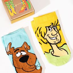 Thela Gaadi Unisex Pack Of 2 Printed Low-Cut Ankle-Length Socks-54