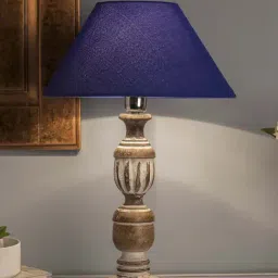 Homesake Brown Wooden Table Lamp (Bulb Included) - Set of 1-42