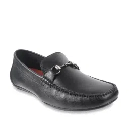 Metro Men's Black Casual Loafers-picture-40