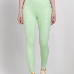 adidas Green Printed Sports Tights-image-25