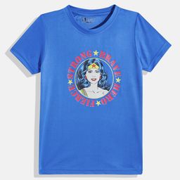 Eteenz Girls Wonder Woman Printed T-shirt-image-65