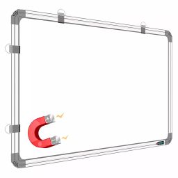 YAJNAS 60.96 x 60.96 cm (2x2 Feet) (Magnetic) White Board Dry Erase Premium Melamine Magnetic White Board-4
