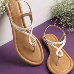Inc.5 Women's Beige T-Strap Sandals-image-50