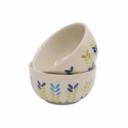 Ellementry Multicolor Ceramic 13 cm Soup Bowl (0.4 L) - Set of 2 image 4