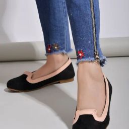 Shoetopia Women's Black Flat Ballets-image-88