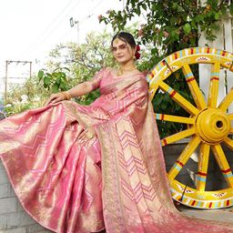 K 5 Fashion Floral Organza Ready to Wear Saree-image-90