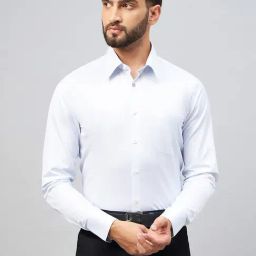 Louis Stitch White Cotton Regular Fit Checks Shirt-image-86