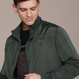 French Connection Solid Bomber Jacket-41
