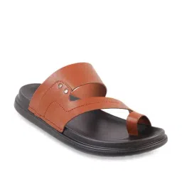 J. Fontini by Mochi Men's Tan Toe Ring Sandals-picture-43