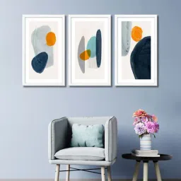 999store Multicolor Abstract Canvas Painting-9