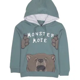 Plum Tree Kids Green Printed Sweatshirt-image-45