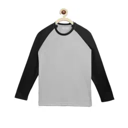 Chimprala Kids White & Black Solid T-Shirt-picture-17