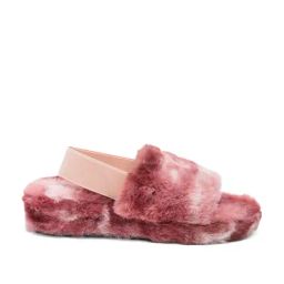 London Rag Women's Burgundy Sling Back Sandals-image-26