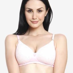 Innocence Pink Non Wired Non Padded T-Shirt Bra-image-39