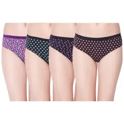 Dollar Missy Multicolor Printed Hipster Panty (Pack  of 4)-image-23