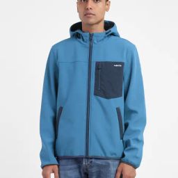 Levi'S Blue Regular Fit Hooded Jackets-image-80