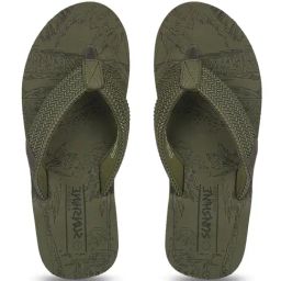 Sunshine by Bata Men's SOFTMAT Olive Flip Flops-picture-48