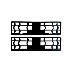 Auto Pearl Front and Rear High Security Car Number Plate Frame for Wagon R Model (Set of 2)-7