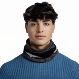 BUFF Black & Grey Color Block Bandana image 1