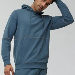 XYXX Pastel Blue Regular Fit Hooded Sweatshirt-picture-34