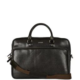 Eske Brown Leather Large Laptop Messenger Bag-image-43