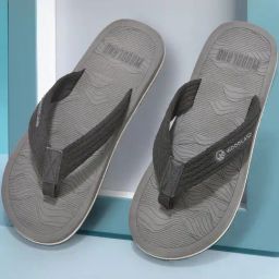 Woodland Men's Grey Flip Flops-picture-28