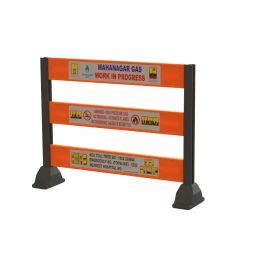 Swift Technoplast MGL Injection Modular Safety Barricade Orange High Impact Plastic 2.5 m Length, RSB-5P-2.5M (MGL)-17