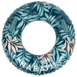 Nabaiji By Decathlon Large 92 Cm Inflatable Printed Pool Ring With Comfort Grips image 1
