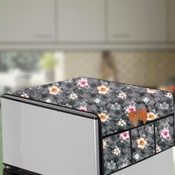 The Furnishing Tree Grey Printed Refrigerator Cover-picture-18
