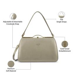 LAVIE LUXE LX FRAME Gold Medium Frame Bag image 2