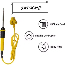 Fadman 11 In 1 Soldering Iron Kit Copper, Iron & Nickle Corded 25 W with Solder Wire image 3