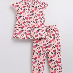 NAUTI KIDZ Girls Printed Night suit-picture-6