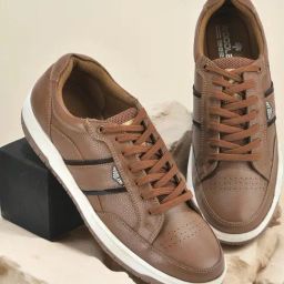 Woodland Men's Tan Casual Sneakers-picture-16
