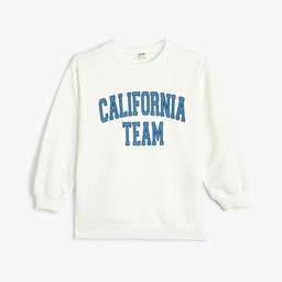 Koton Boys Printed Pullover Sweatshirt-image-66