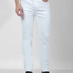 Numero Uno White Slim Fit Faded Jeans-image-22