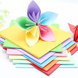 YAJNAS Assorted Color Sheets Copy Printing Papers Art and Craft A4 Sheets Double Sided Colored Origami Folding Lucky Wish Paper (20 Pcs) image 2