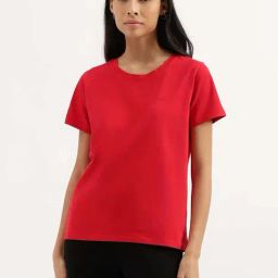 United Colors of Benetton Fuchsia Regular Fit T-Shirt-20
