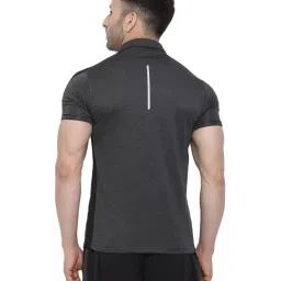 Chkokko Dark Grey Regular Fit Polo T-Shirt image 2