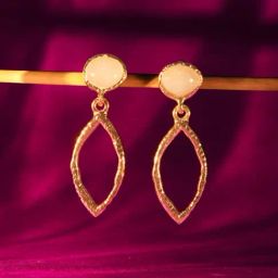 Accessorize London Women's Pink Gem Stud Teardrop Earrings-image-31