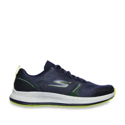 Skechers Men's GO RUN PULSE - SPECTER Navy Lime Running Shoes image 1