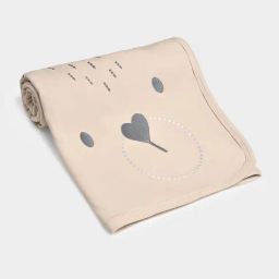 MiArcus Beige Printed Blanket (0-12 M)-picture-25